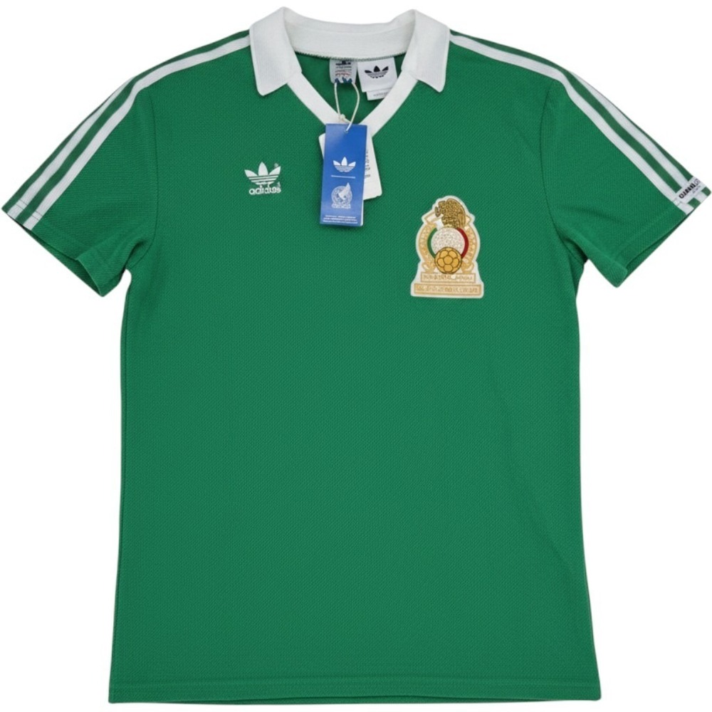 Adidas Originals Mexico 1986 World Cup Retro Home Jersey Green JN3710 Mens M NWT
